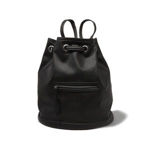 (Used) Abercrombie Vegan Leather Bucket Backback